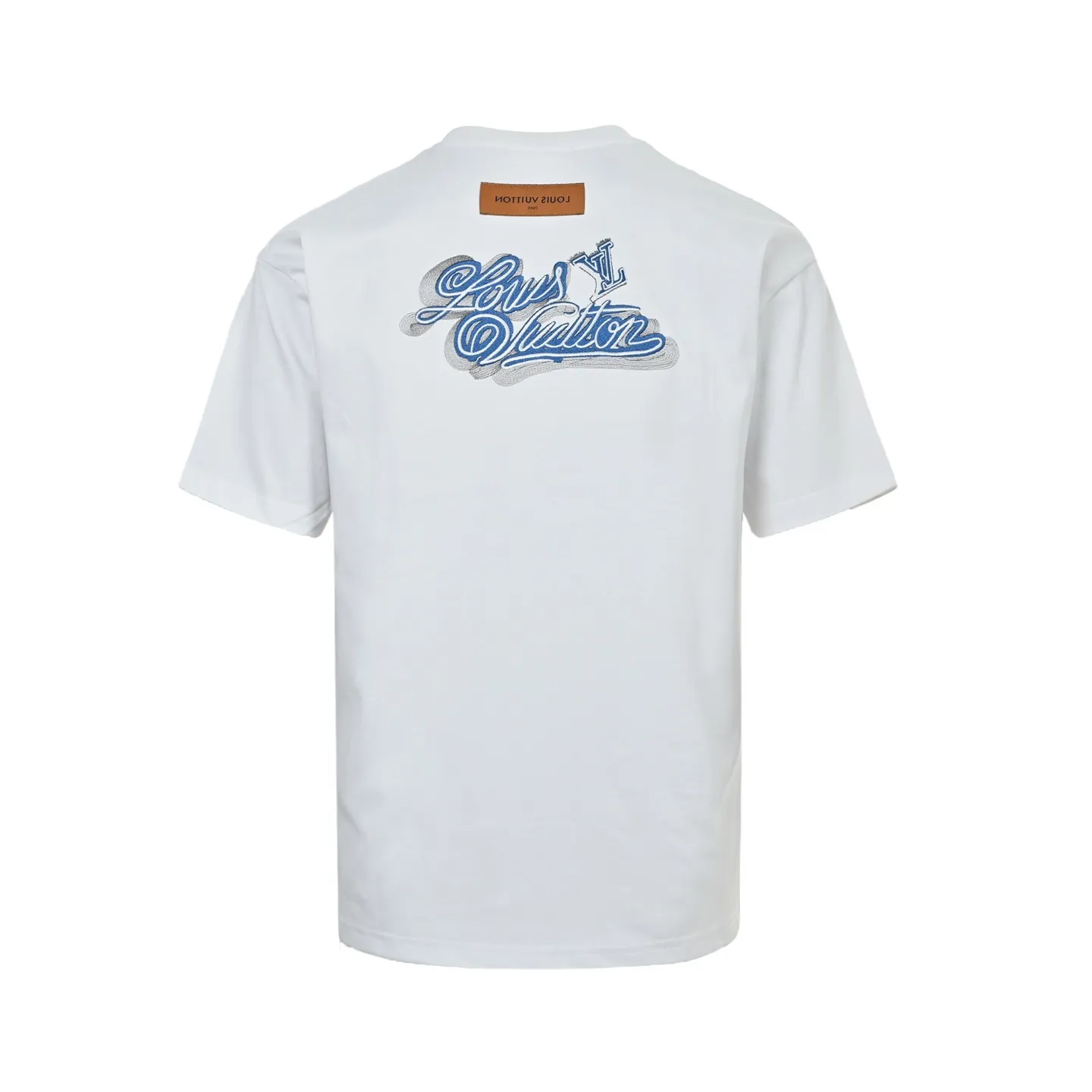 Louis Vuitton/Louis Vuitton short sleeves with front and rear letter logo embroidery